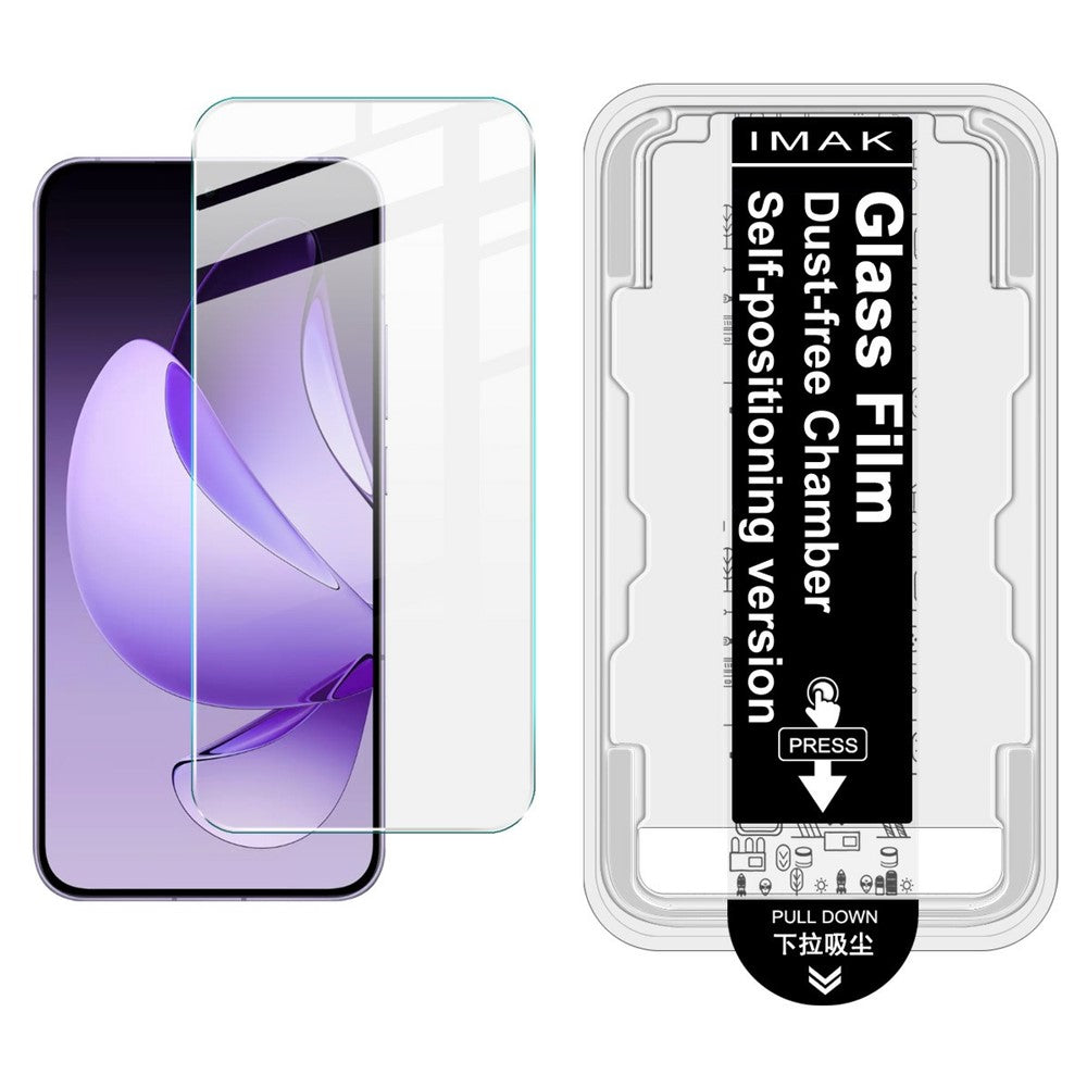 IMAK H-serien för Oppo Reno13 5G (Global) / K15 Pro 5G / A6s Pro 5G skärmskydd i härdat glas, enkel installationsfilm med verktygssats för automatisk dammborttagning (fingeravtryckslåsning)