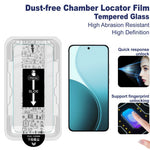 IMAK H Series For Oppo Reno14 Pro 5G (Global) Tempered Glass Screen Protector Easy Installation Film with Auto Dust-Remove Tool Kit (Fingerprint Unlock)