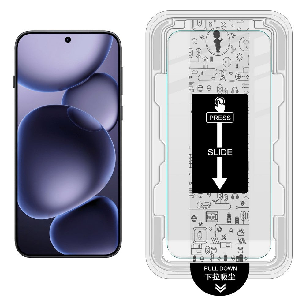 IMAK H Series For Oppo Find X8s 5G Tempered Glass Screen Protector Easy Installation Film with Auto Dust-Remove Tool Kit (Fingerprint Unlock)