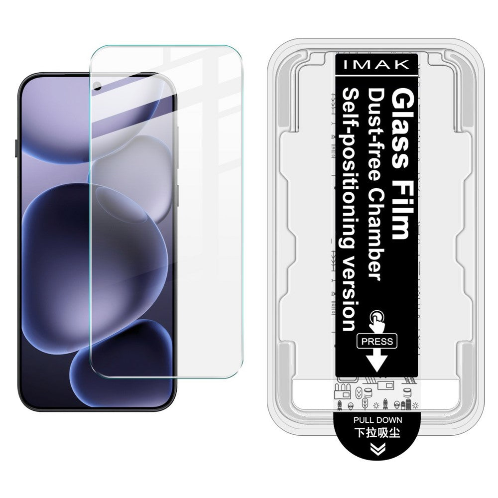 IMAK H Series For Oppo Find X8s+ 5G Tempered Glass Screen Protector Easy Installation Film with Auto Dust-Remove Tool Kit (Fingerprint Unlock)