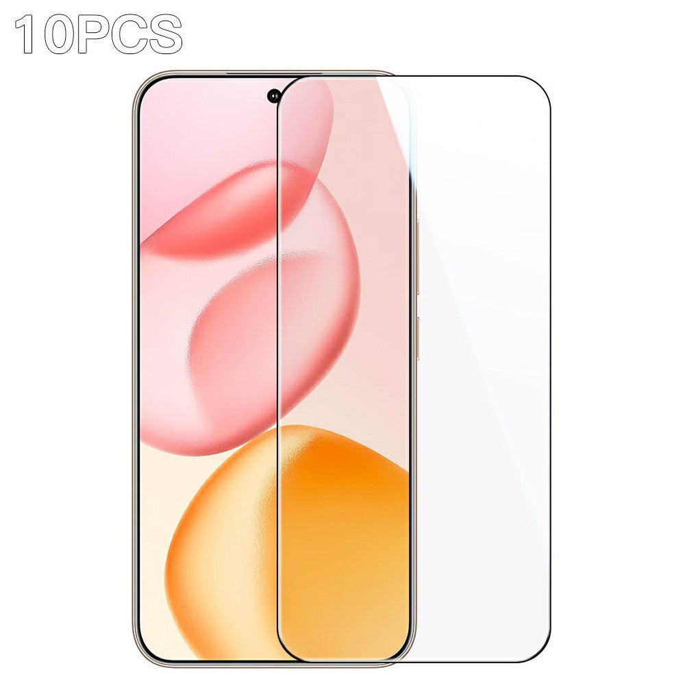 RURIHAI 10 st. för Honor 400 Smart 5G / 4G / X7d 4G hög aluminium-kiselglasfilm 0,26 mm 2,5D skärmskydd