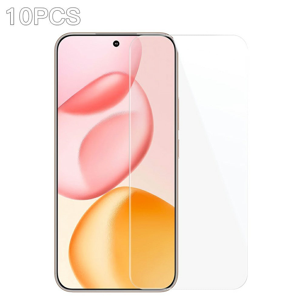 RURIHAI 10 st. för Honor 400 Smart 5G / 4G / X7d 4G skärmskydd 0,26 mm 2,5D hög aluminium silikonglasfilm