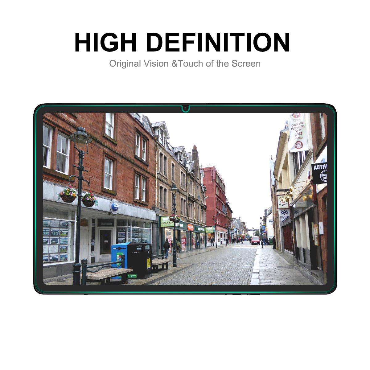 ENKAY HAT PRINCE For Honor Pad 10 Screen Protector 9H 2.5D 0.33mm High Aluminum-Silicon Glass Film