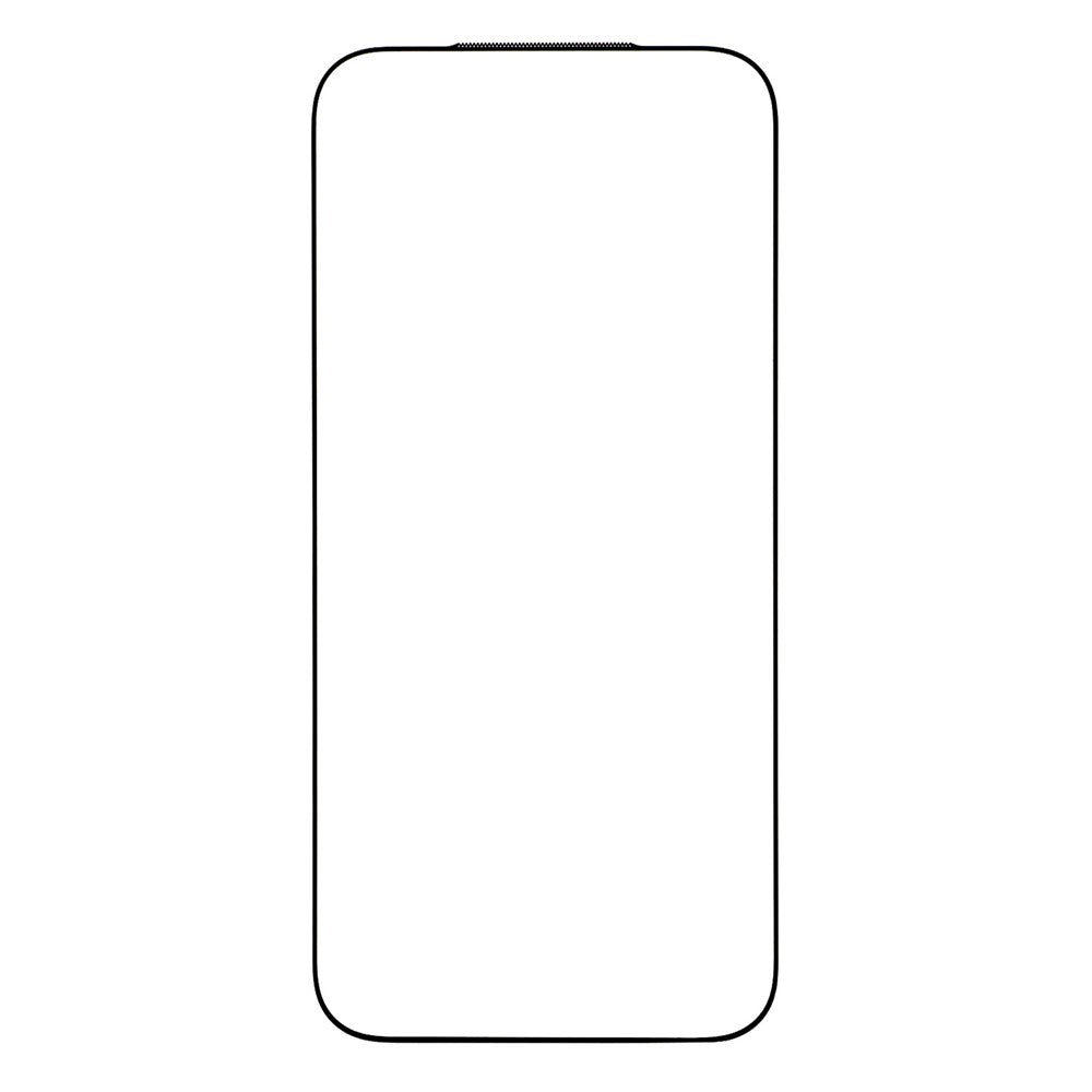 For iPhone 18 Pro Max / 17 Pro Max Tempered Glass Electroplating Anti-Fingerprint Silk Printing Full Glue Screen Protector