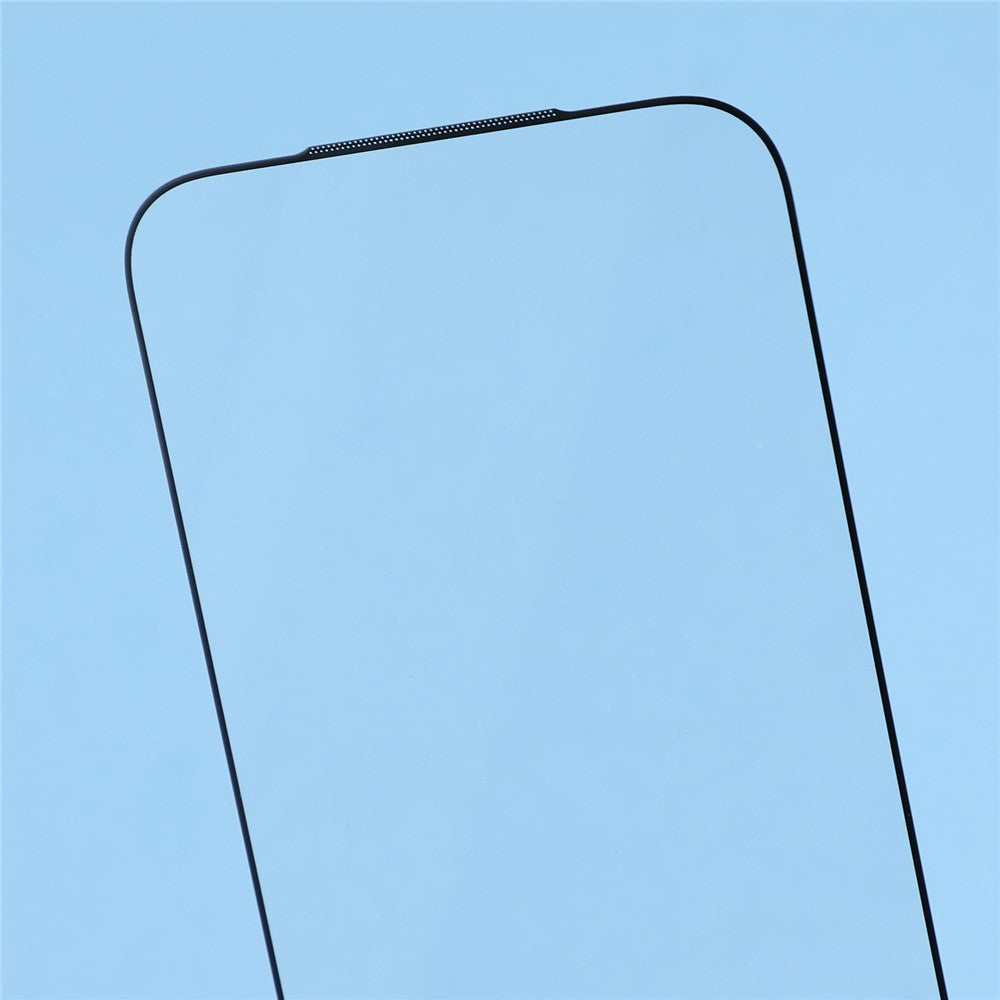 For iPhone 18 Pro Max / 17 Pro Max Tempered Glass Electroplating Anti-Fingerprint Silk Printing Full Glue Screen Protector