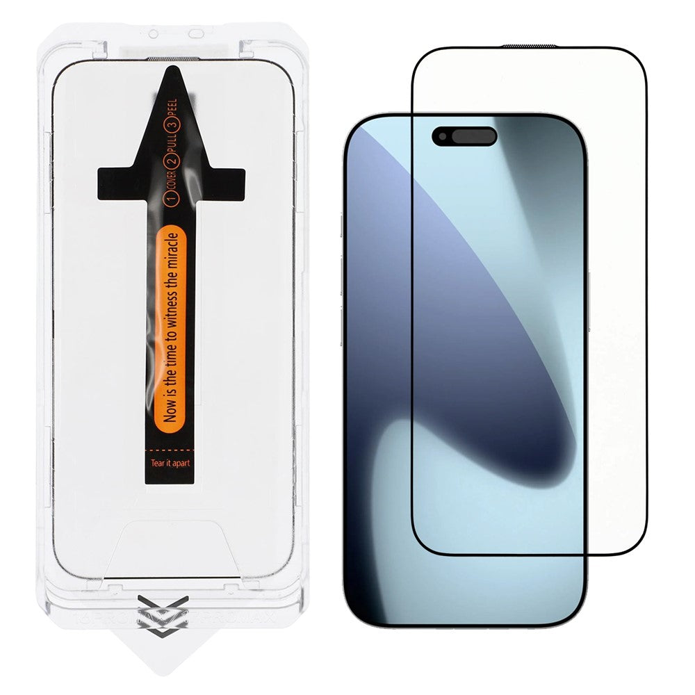 For iPhone Air Screen Protector Silk Printing High Aluminium-Silicon Glass Easy Installation Film