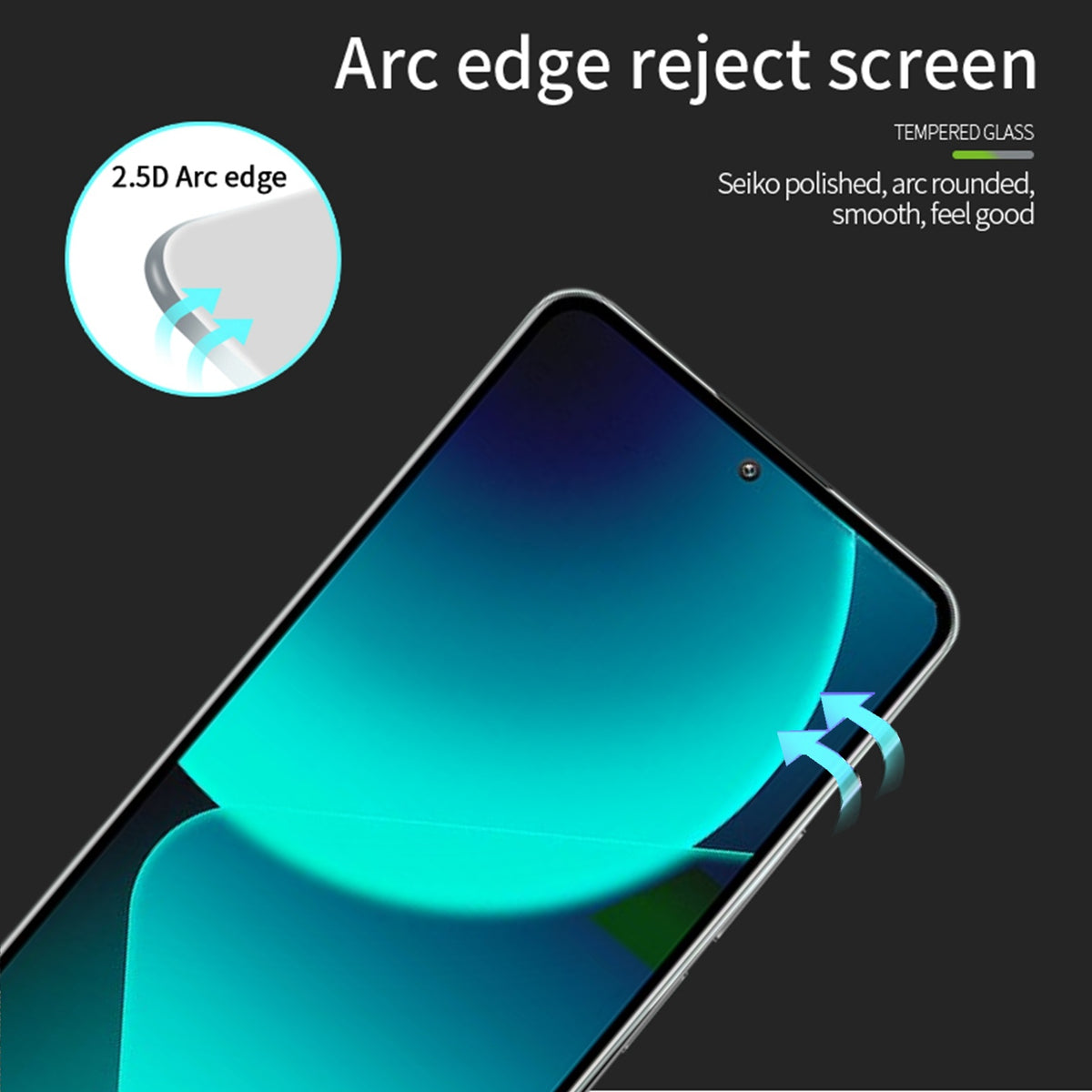 PINWUYO til Xiaomi 15T Pro / 15T hærdet glasfilm i JK Series-2, 9H fuldskærmsbeskyttelse
