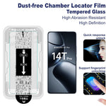 IMAK H Series For Xiaomi 14T Pro / 14T Tempered Glass Screen Protector Easy Installation Film with Auto Dust-Remove Tool Kit (Fingerprint Unlock)