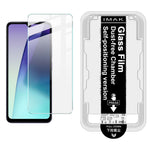 IMAK H-serien härdat glasfilm för Xiaomi Poco C75 4G / 5G / Poco M7 5G / Redmi 14C 4G / 5G / Redmi 14R 5G / Redmi A4 5G skärmskydd med automatisk dammborttagningsverktygssats (fingeravtryckslåsning)