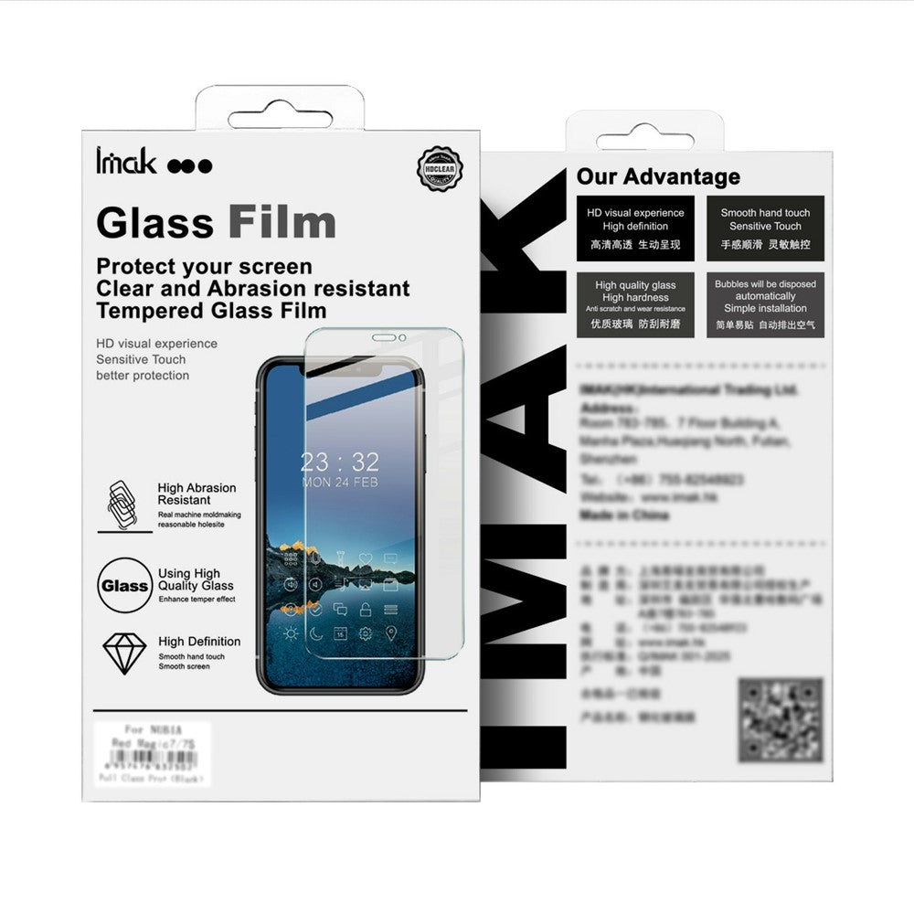 IMAK H Series For Xiaomi Redmi K70 Ultra Tempered Glass Screen Protector Easy Installation Film with Auto Dust-Remove Tool Kit (Fingerprint Unlock)