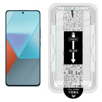IMAK H Series Tempered Glass Film for Xiaomi Poco X6 5G / Poco X6 Neo 5G / Redmi Note 13 Pro 5G Screen Protector with Auto Dust-Remove Tool Kit (Fingerprint Unlock)