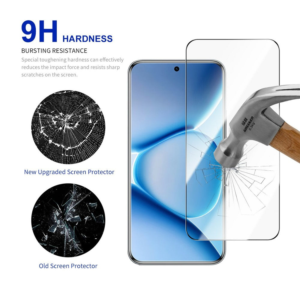 RURIHAI For Xiaomi Redmi Note 15 Pro 5G (Global) Screen Protector Secondary Hardening High Aluminium-Silicon Glass Film