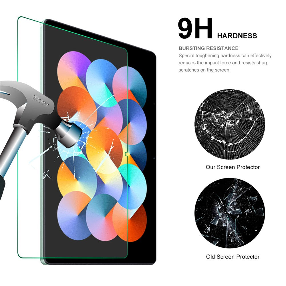 ENKAY HAT PRINCE För Xiaomi Redmi Pad Ultra Clear Härdat Glas Skärmskydd 0.33mm 9H 2.5D Arc Edge Full Glue Splittersäker Skärmfilm