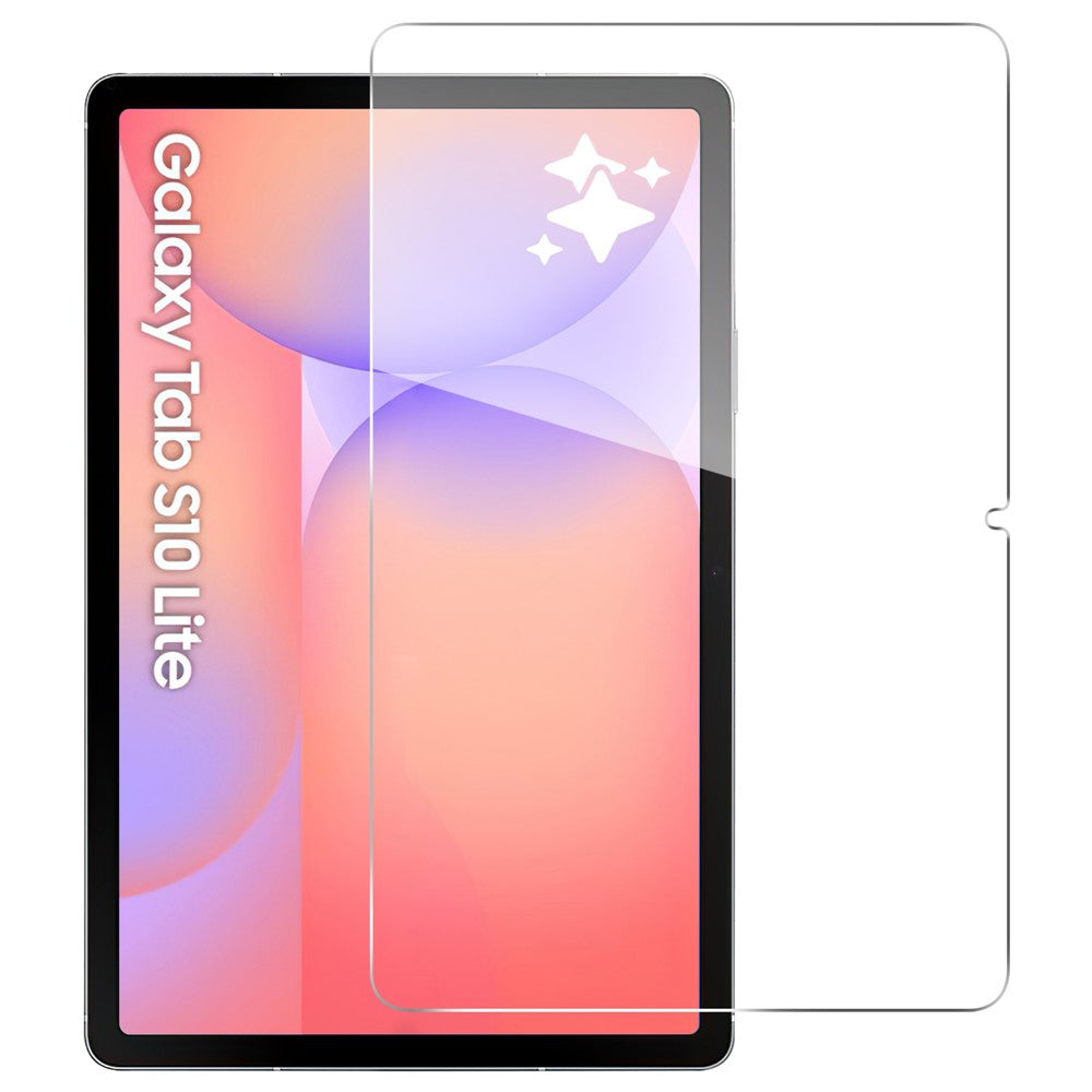 For Samsung Galaxy Tab S10 Lite Screen Protector Anti-Shatter Arc Edge Tempered Glass Film