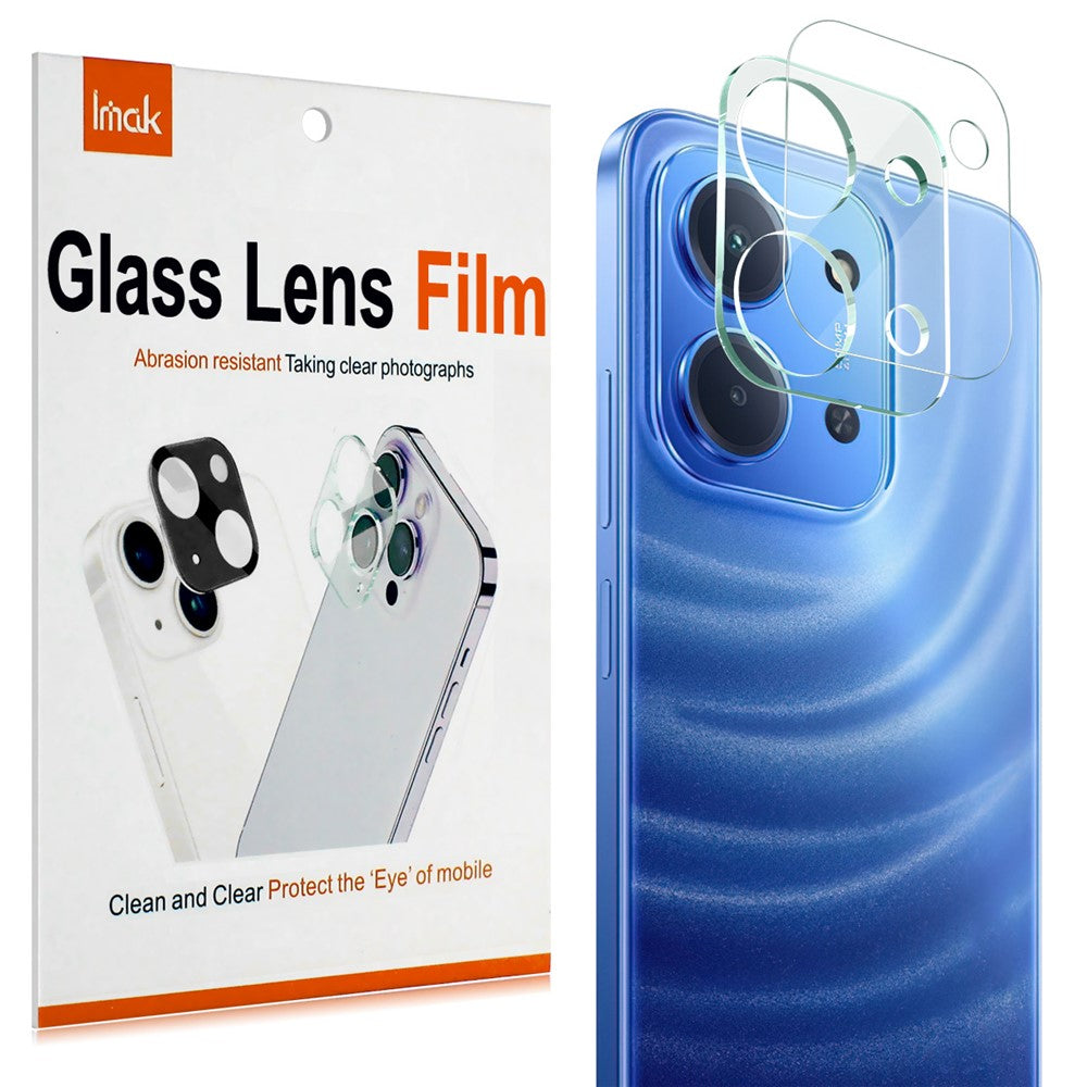 IMAK For Xiaomi Redmi 15C 4G (Global) (171mm) Tempered Glass Camera Lens Protector + Acrylic Lens Cap