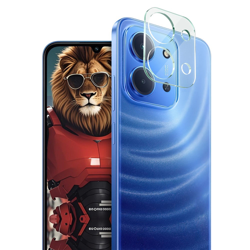 IMAK For Xiaomi Redmi 15C 4G (Global) (171mm) Tempered Glass Camera Lens Protector + Acrylic Lens Cap