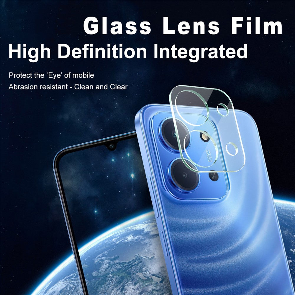 IMAK For Xiaomi Redmi 15C 4G (Global) (171mm) Tempered Glass Camera Lens Protector + Acrylic Lens Cap