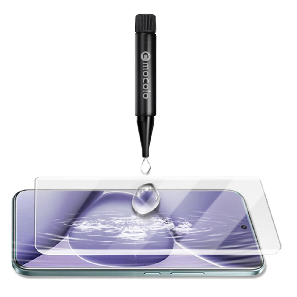 MOCOLO För Xiaomi Redmi Poco M8 Pro 5G / Redmi Note 15 Pro+ 5G (Global) Skärmskydd Härdat Glas UV Flytande Film 3D Böjd Heltäckande