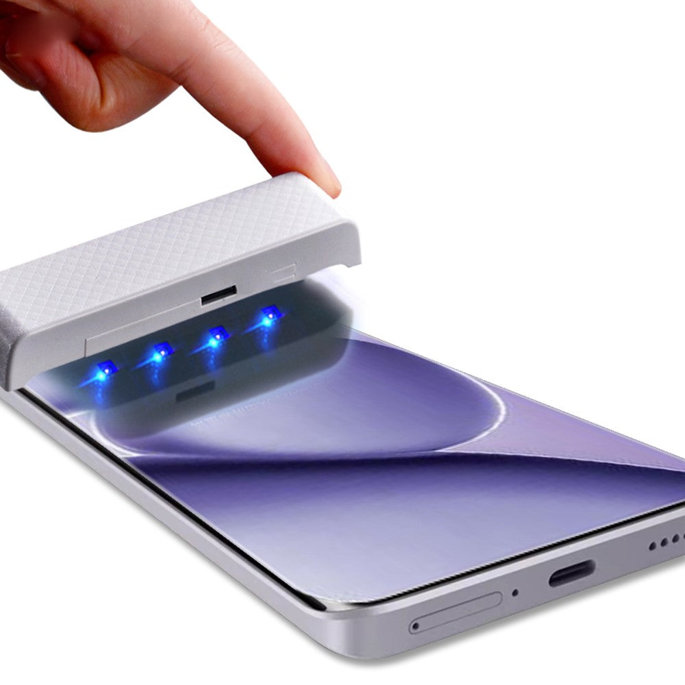 MOCOLO För Xiaomi Redmi Poco M8 Pro 5G / Redmi Note 15 Pro+ 5G (Global) Skärmskydd Härdat Glas UV Flytande Film 3D Böjd Heltäckande