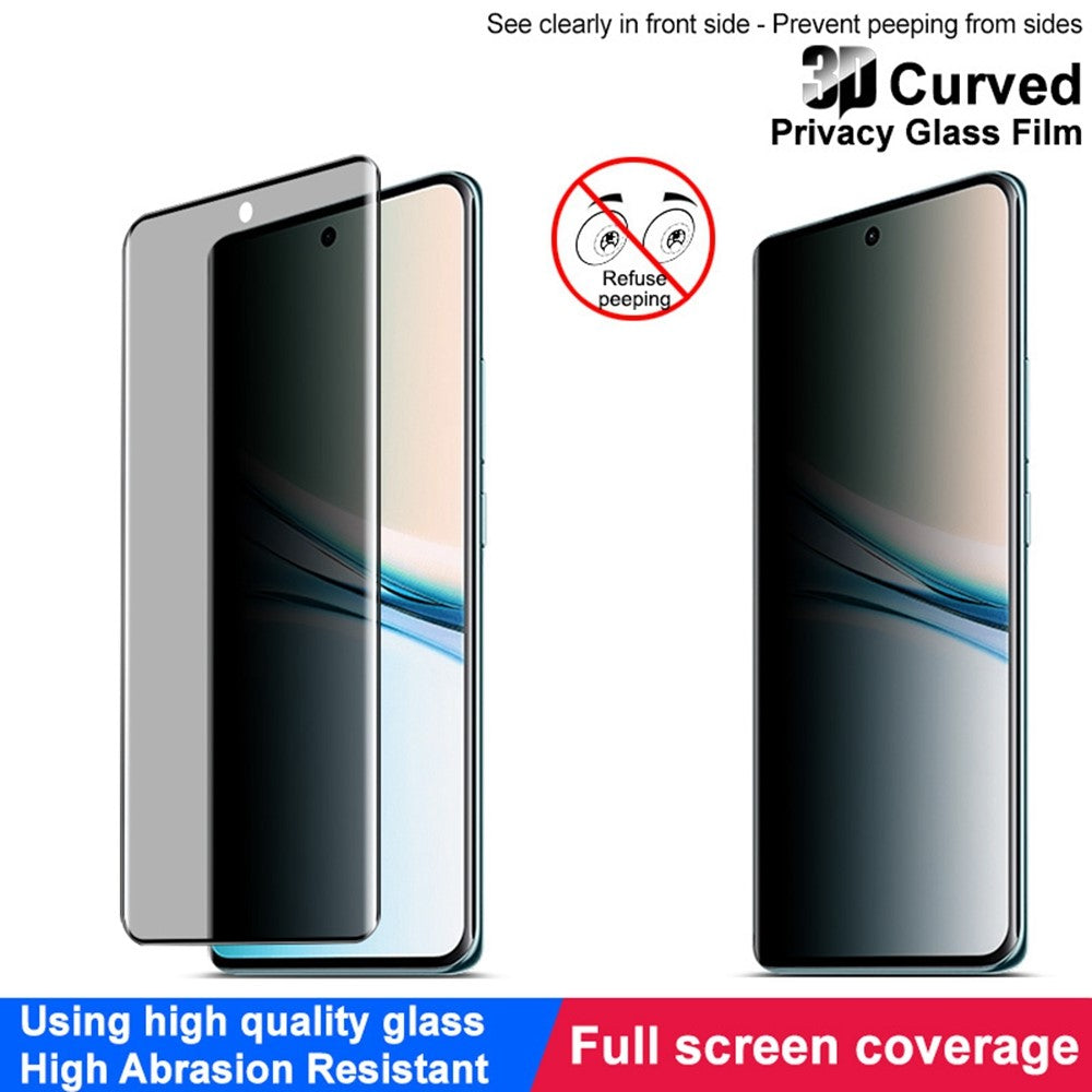 IMAK skærmbeskyttelse i hærdet glas til Xiaomi Poco M8 5G / Redmi Note 15 5G (Global), med privatlivsfilter og fuld dækning