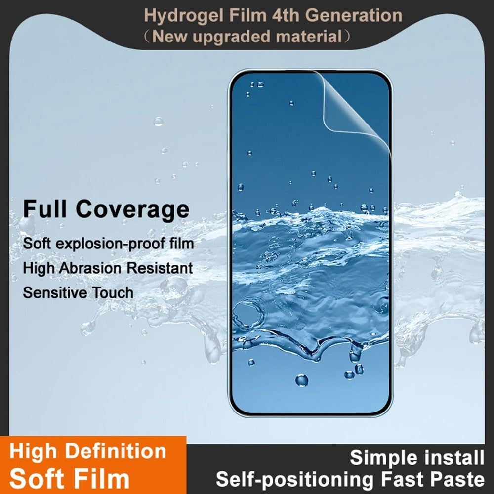 IMAK Hydrogel Film 4th For Xiaomi Redmi Note 15 Pro 5G (Global) Screen Protector Ultra Clear Soft TPU Film (Fingerprint Unlock)