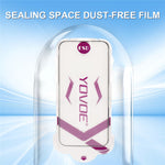 YOVOE Screen Protector For iPhone 14  /  13 Pro  /  13 Silk Printing HD Tempered Glass Film with Installation Tool