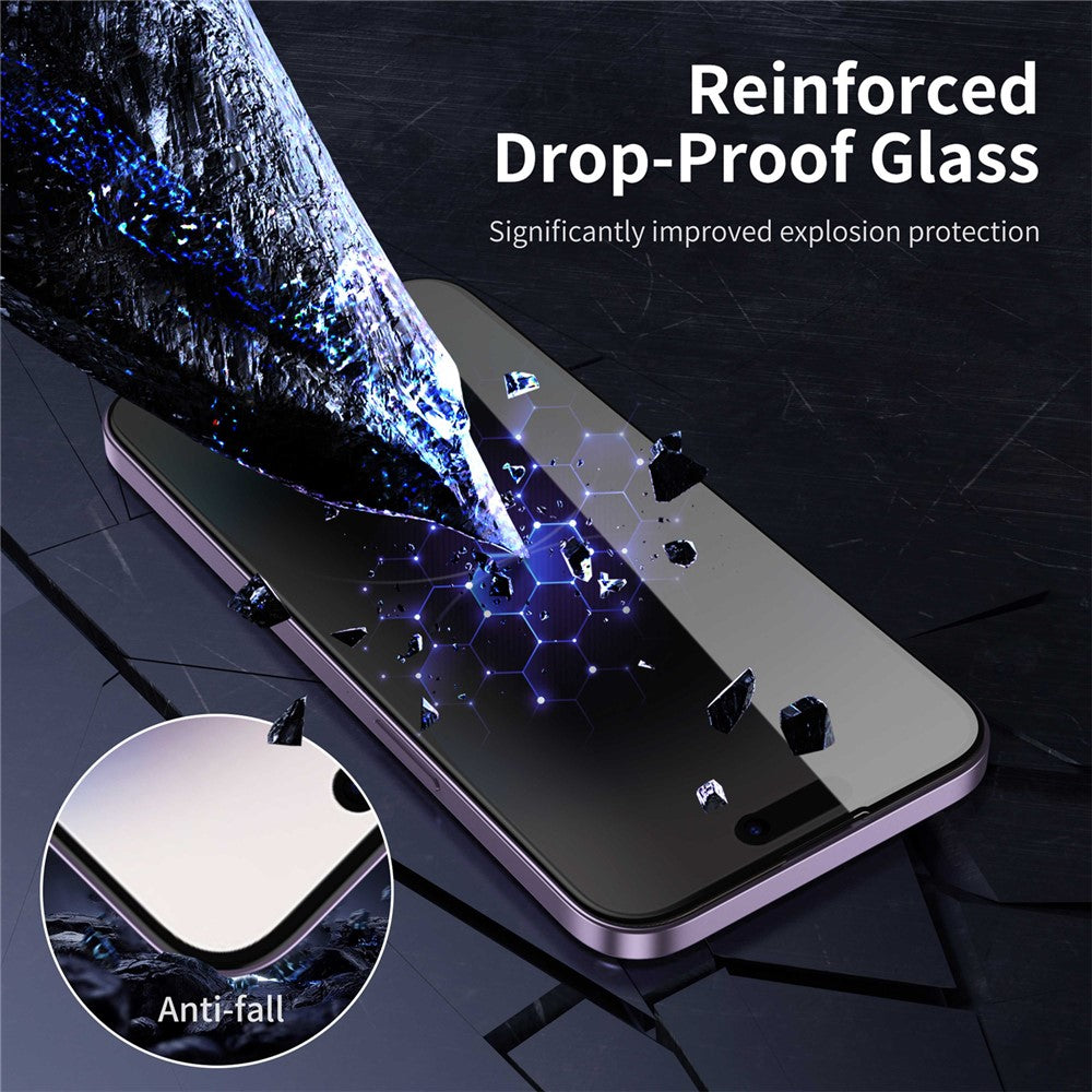 YOVOE For iPhone 13 Pro Screen Protector 28-Degree Anti Spy Tempered Glass Film with Installation Tool