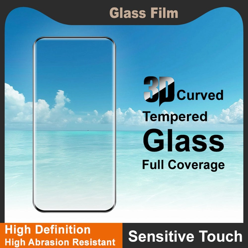 IMAK For Xiaomi Poco M8 Pro 5G / Redmi Note 15 Pro+ 5G (Global) Screen Protector 3D Curved Edge Tempered Glass Film (Fingerprint Unlock)