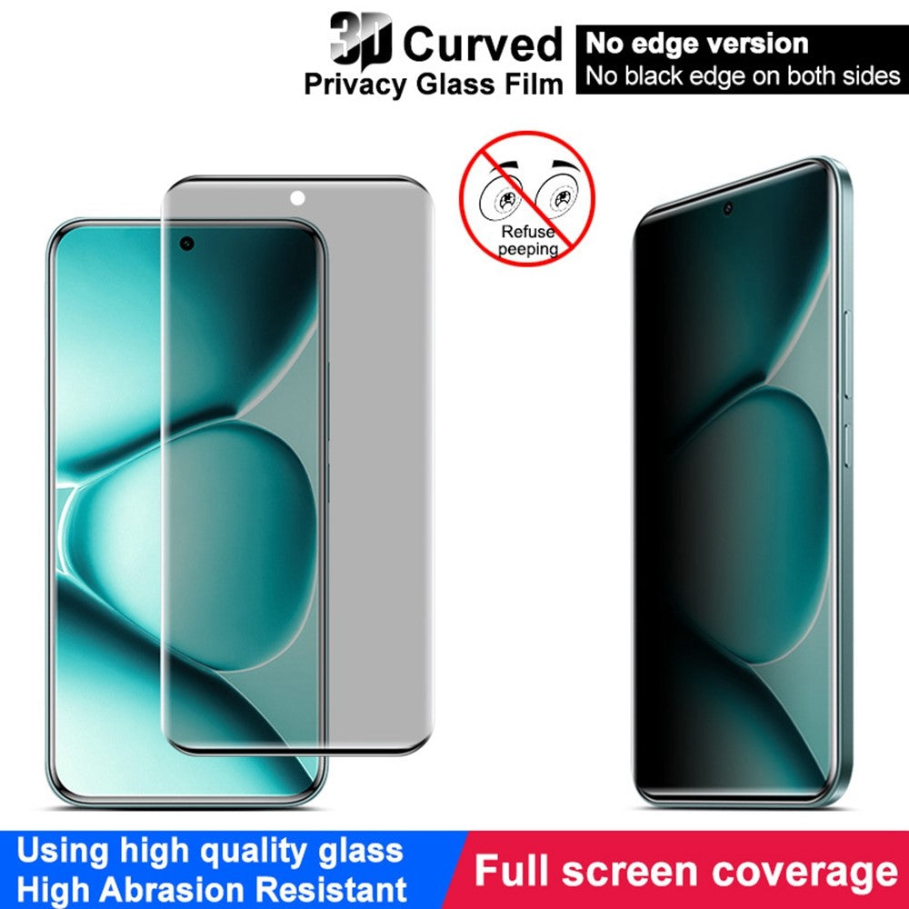 IMAK For Xiaomi Poco M8 Pro 5G / Redmi Note 15 Pro+ 5G (Global) Anti Spy Tempered Glass Screen Protector (No Edge Version)