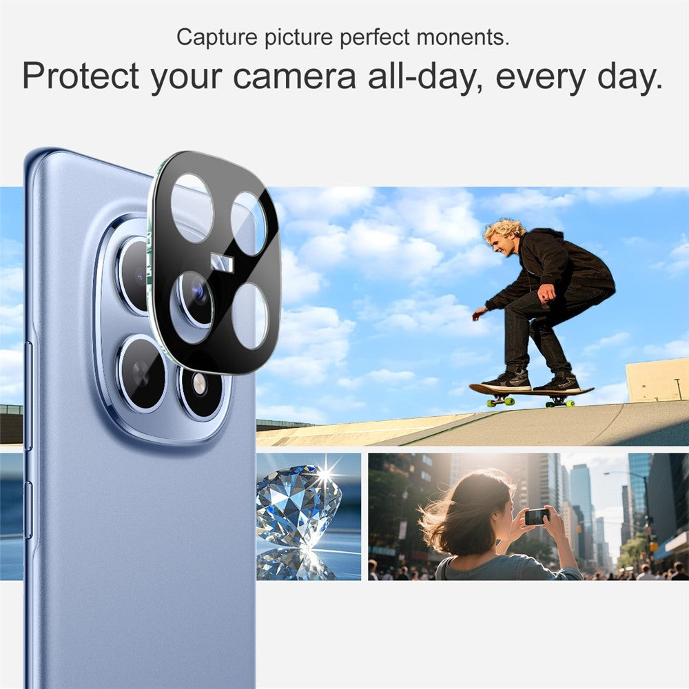 IMAK For Xiaomi Poco M8 5G / Redmi Note 15 5G (Global) / Poco M8 5G Tempered Glass Lens Film + Acrylic Cap (Black Version)