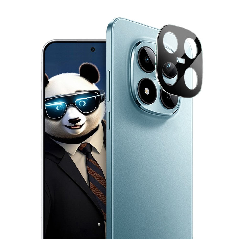 IMAK För Xiaomi Poco M8 Pro 5G / Redmi Note 15 Pro 5G (Global) / Note 15 Pro+ 5G (Global) Härdat Glaslinsfilm + Akrylskydd (Svart Version)