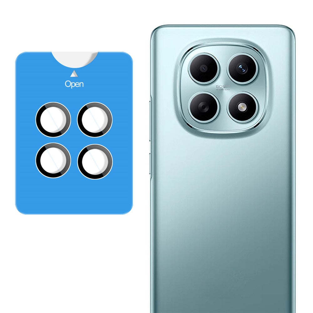IMAK For Xiaomi Poco M8 5G / Redmi Note 15 5G (Global) / Poco M8 5G Tempered Glass Camera Lens Protector with Self Positioning Frame (Complete Covering)