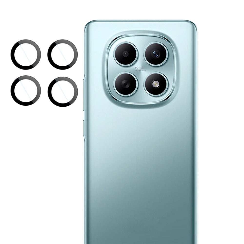 IMAK For Xiaomi Poco M8 5G / Redmi Note 15 5G (Global) / Poco M8 5G Tempered Glass Camera Lens Protector with Self Positioning Frame (Complete Covering)