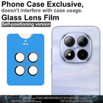 IMAK For Xiaomi Poco M8 Pro 5G / Redmi Note 15 Pro 5G (Global) / Note 15 Pro+ 5G (Global) Tempered Glass Camera Lens Protector with Self Positioning Frame (Complete Covering)
