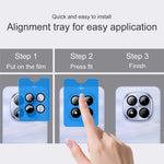 IMAK For Xiaomi Poco M8 Pro 5G / Redmi Note 15 Pro 5G (Global) / Note 15 Pro+ 5G (Global) Tempered Glass Camera Lens Protector with Self Positioning Frame (Complete Covering)