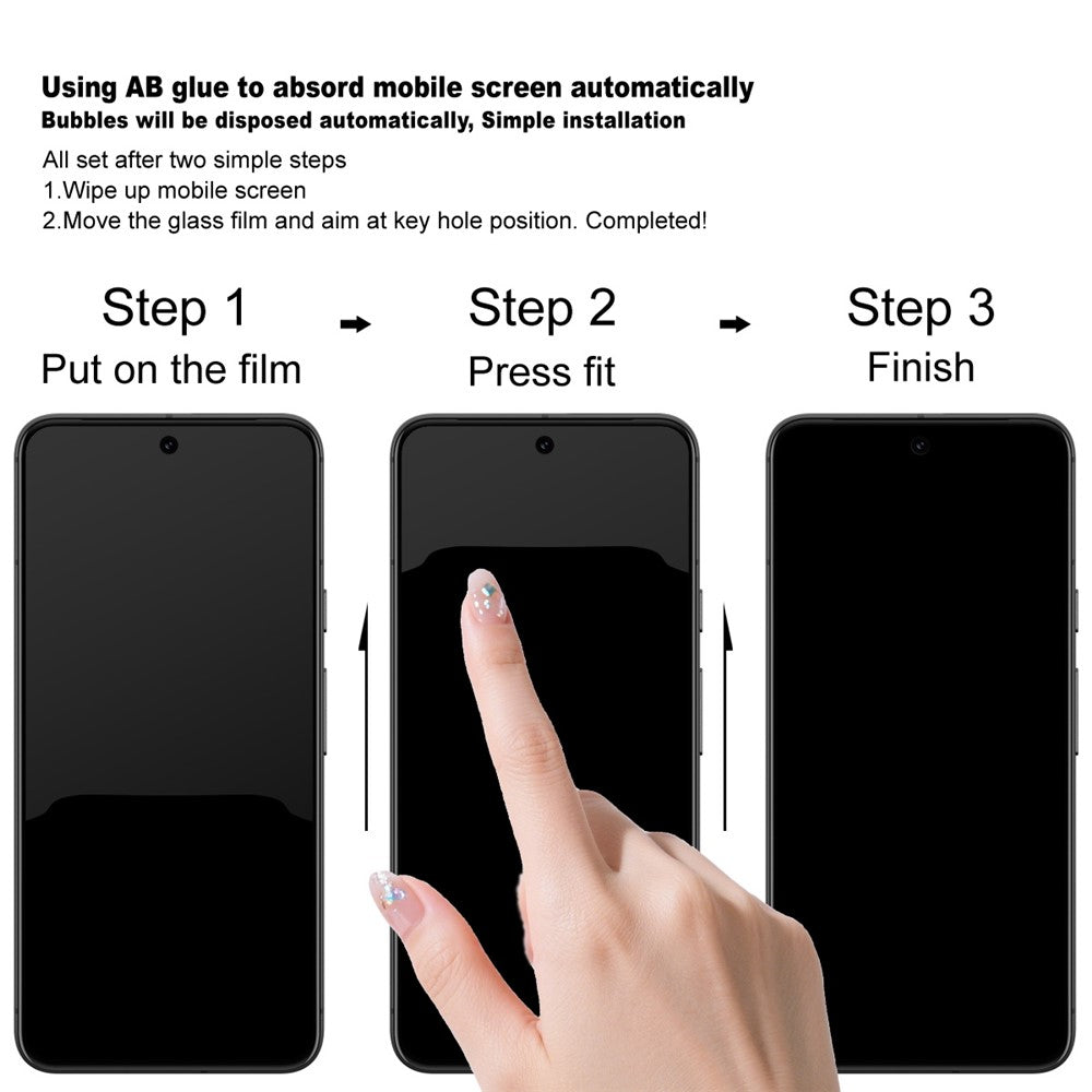 IMAK Pro+ Series For Xiaomi Redmi 15 4G (EU) (171mm) / 15 5G (EU) (171mm) Tempered Glass Full Screen Protector Sensitive Touch Film