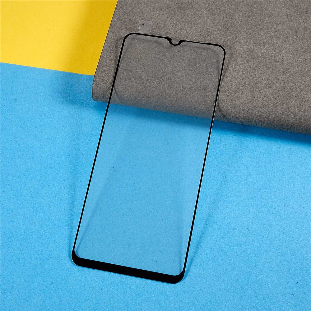 For Oppo A17 4G / A17k 4G Full Glue Silk Printing Scratch Resistant Tempered Glass Film Ultra Clear Full Coverage Screen Protector