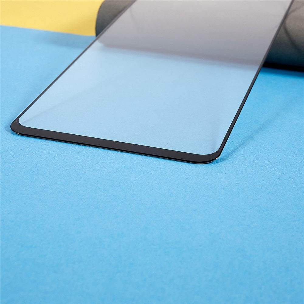 For Oppo A17 4G / A17k 4G Full Glue Silk Printing Scratch Resistant Tempered Glass Film Ultra Clear Full Coverage Screen Protector