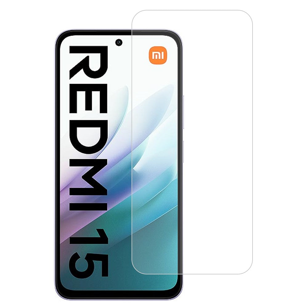Xiaomi Redmi 15 4G (EU) (171 mm) / 15 5G (EU) (171 mm) Härdat Glas Skärmskydd 0,25 mm Arc Edge Ultra Clear Skärmfilm