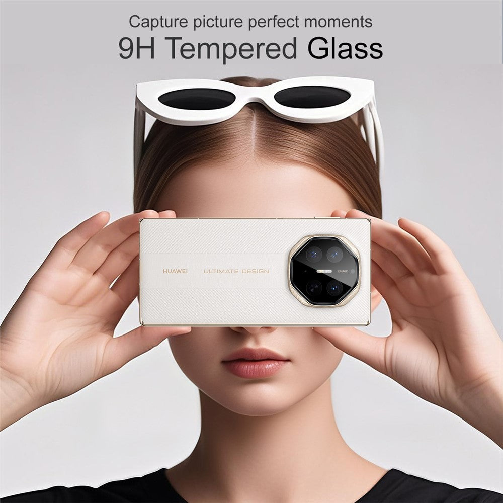 IMAK For Huawei Mate XTs Ultimate Camera Lens Protector Tempered Glass HD Clear Lens Film (Black Version)