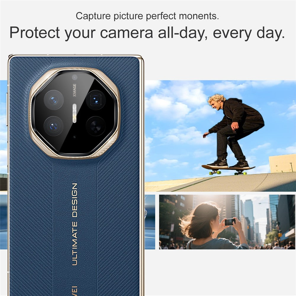 IMAK For Huawei Mate XTs Ultimate Camera Lens Protector Tempered Glass HD Clear Lens Film (Black Version)