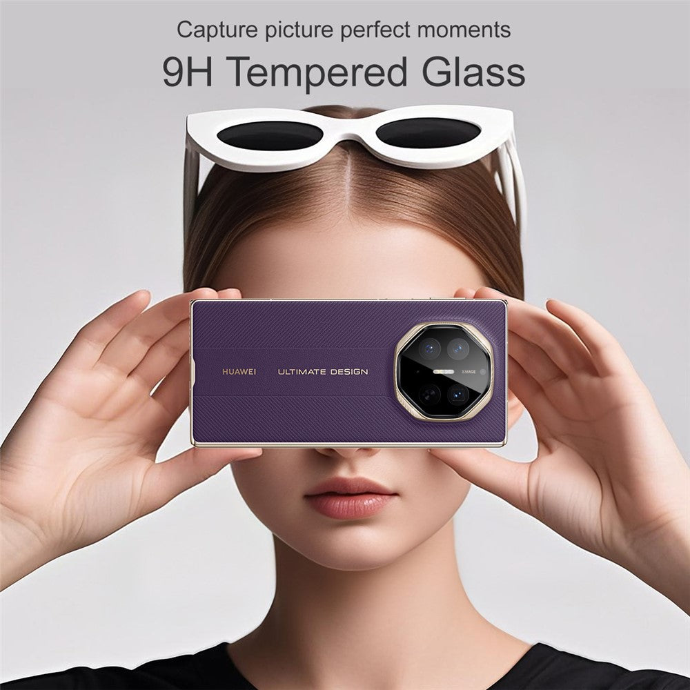 IMAK For Huawei Mate XTs Ultimate Tempered Glass Camera Lens Protector with Self Positioning Frame (Black Version)