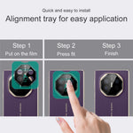 IMAK For Huawei Mate XTs Ultimate Tempered Glass Camera Lens Protector with Self Positioning Frame (Black Version)