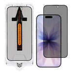 Til iPhone 17 Skærmbeskytter Anti-Spion Høj Aluminium Silicium Glas Film med Støvfjernelsesværktøj