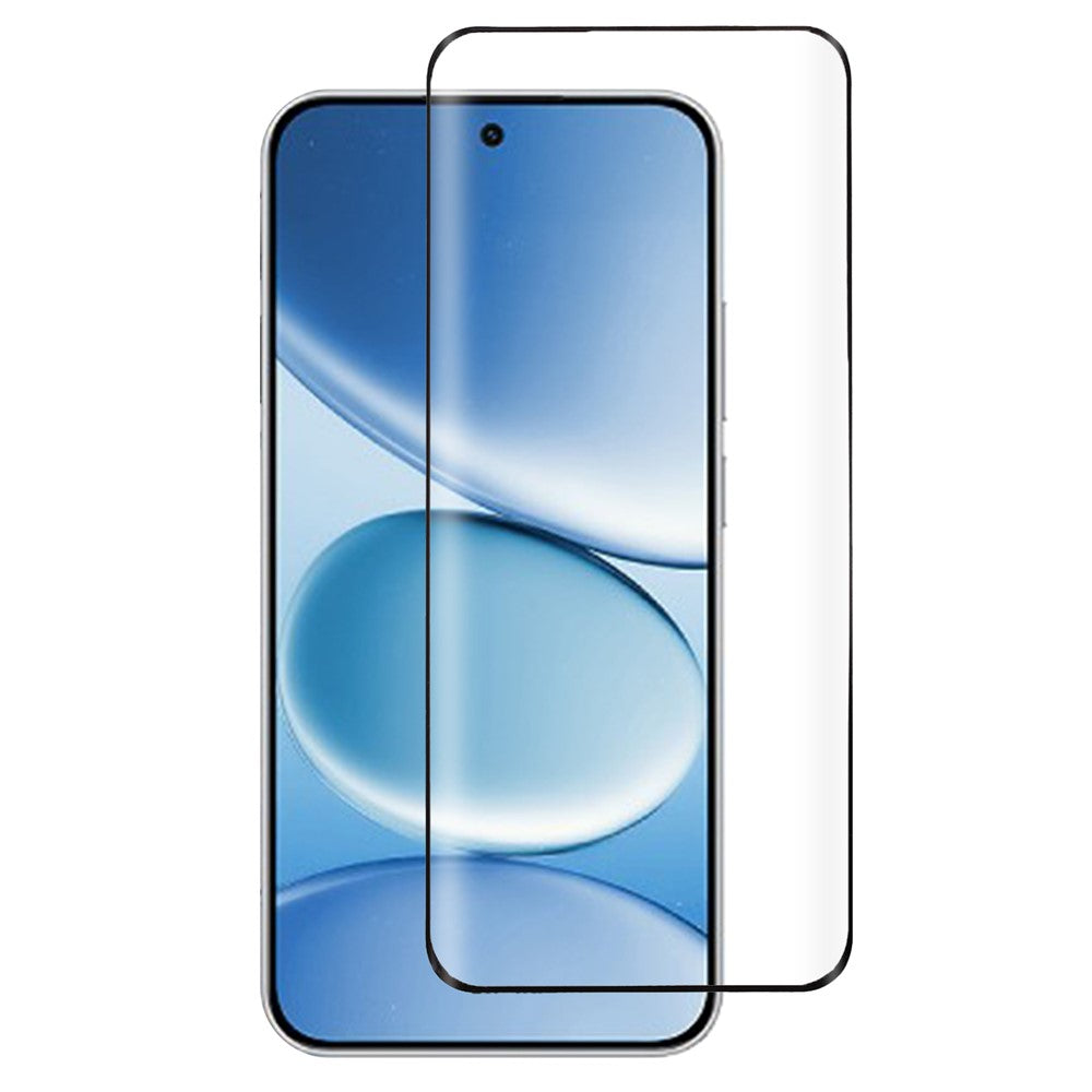 For Xiaomi Poco M8 5G / Redmi Note 15 5G (Global) / 15 4G (Global) Screen Protector Black Edge Full Glue Curved Tempered Glass Clear Film