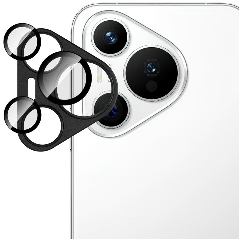 IMAK-kameralinsefilm til Huawei Pura 70, metal-linsebeskyttelse + linsebeskyttelse i hærdet glas