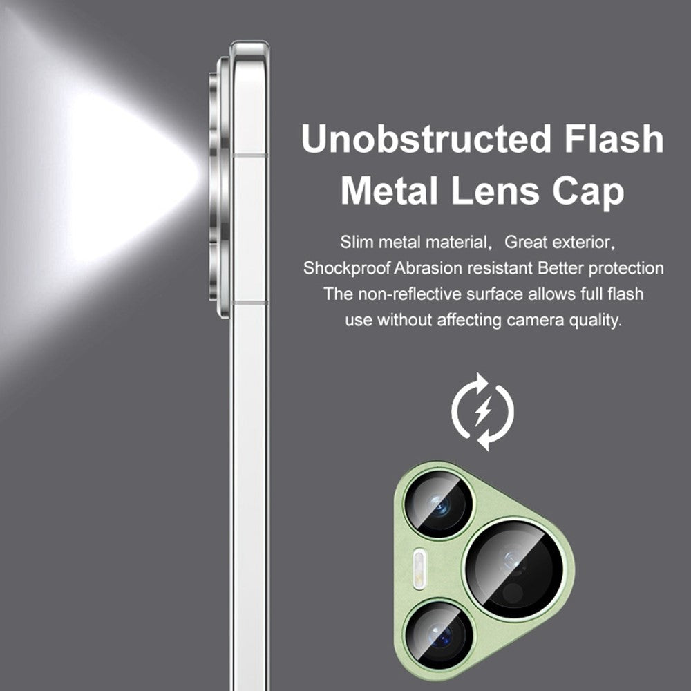 IMAK-kameralinsefilm til Huawei Pura 70, metal-linsebeskyttelse + linsebeskyttelse i hærdet glas