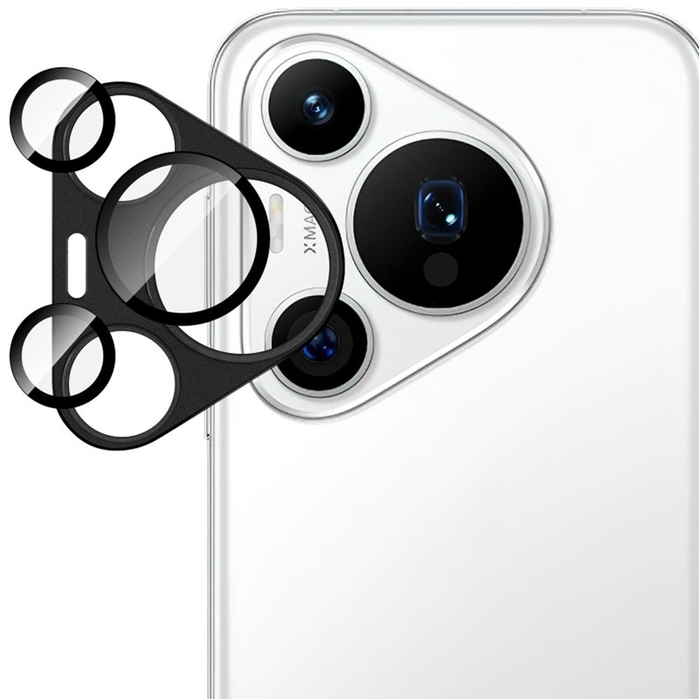 IMAK för Huawei Pura 70 Pro / Pura 70 Pro+ kameralinsfilm Metalllinsskydd + linsskydd i härdat glas