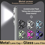 IMAK för Huawei Pura 70 Pro / Pura 70 Pro+ kameralinsfilm Metalllinsskydd + linsskydd i härdat glas