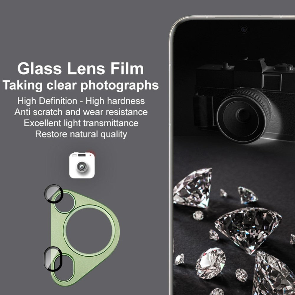IMAK For Huawei Huawei Pura 70 Ultra Camera Lens Film Metal Lens Cap + Tempered Glass Lens Protector